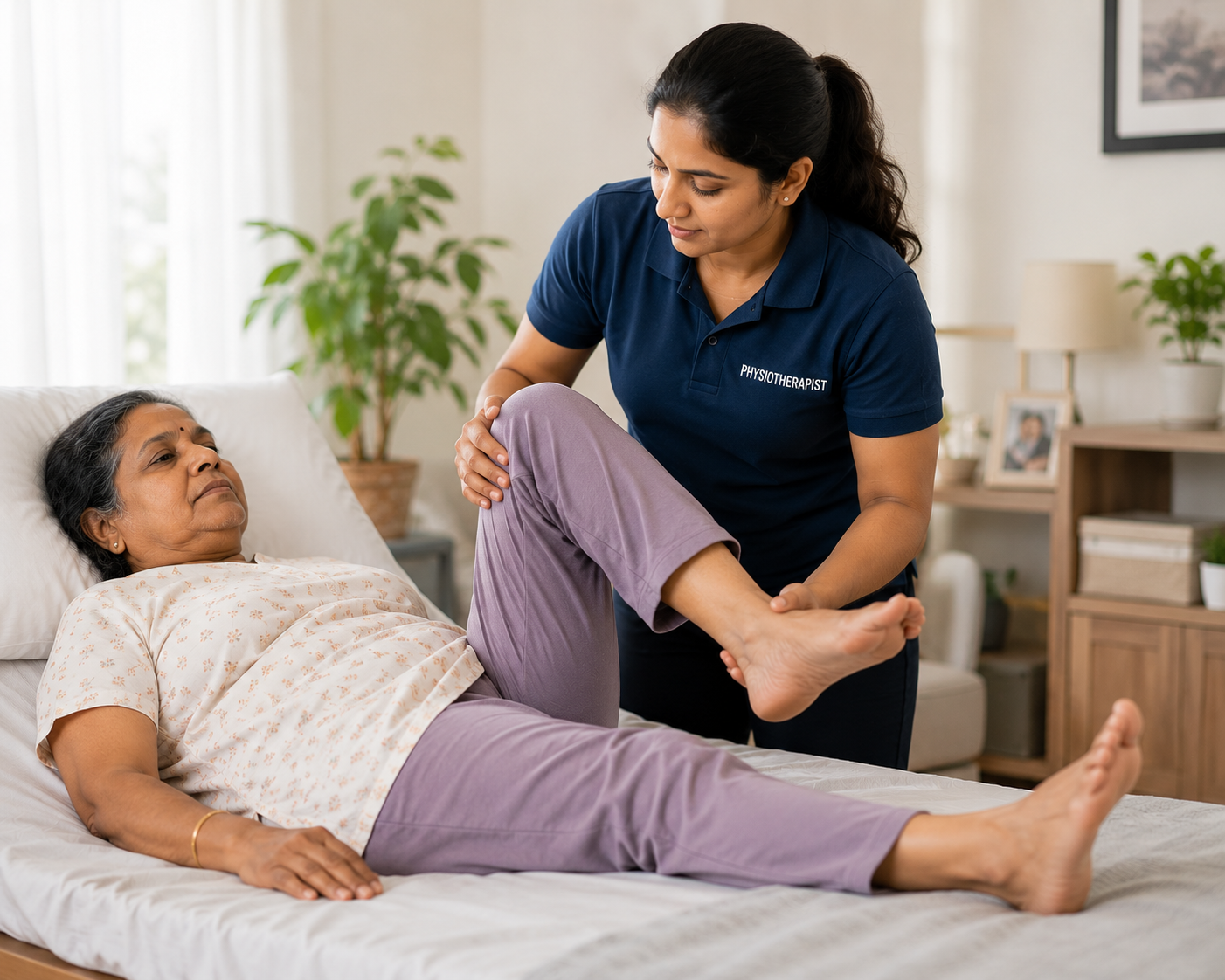 Home visit Physiotherapy for elderly patients